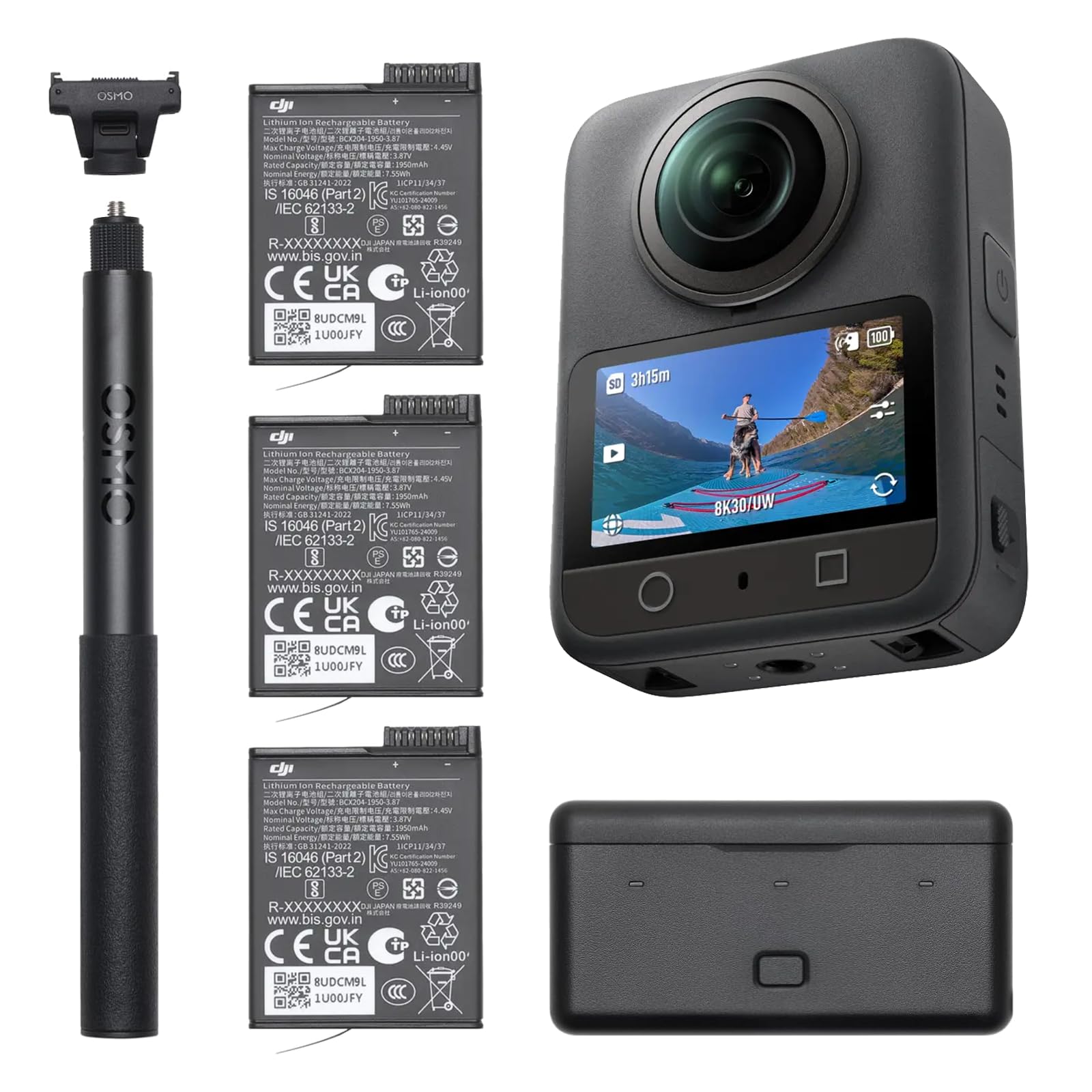 カメラ【DJI OSMO】 Amazon.com : DJI Osmo 360 Adventure Combo - Waterproof 8K 360